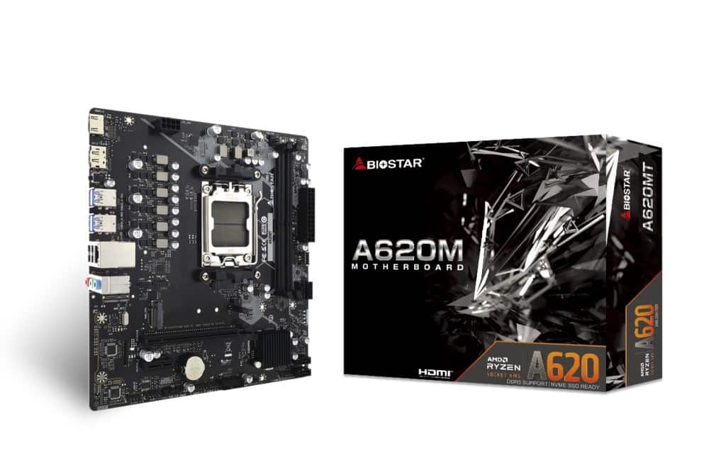 Płyta główna BIOSTAR A620MT, AM5, AMD Ryzen 7000 — zdjęcie 1 z 4