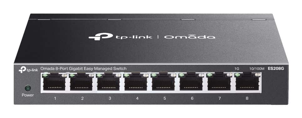 Switch TP-LINK ES208G - Czarny, LED — zdjęcie 1 z 5