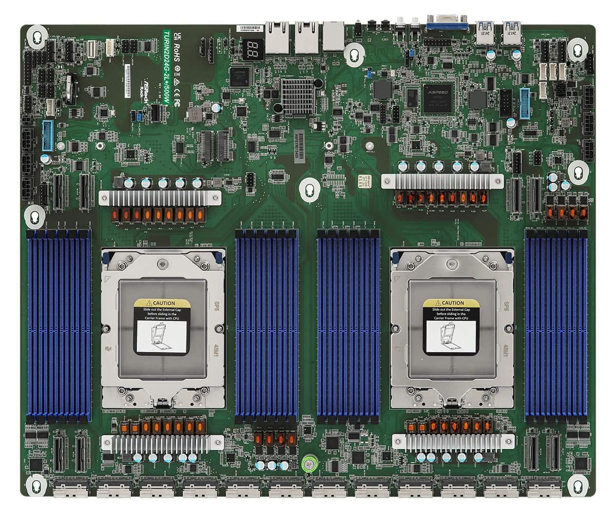 Płyta główna ASRock TURIN2D24G-2L+/500W SP5 AMD — zdjęcie 1 z 4