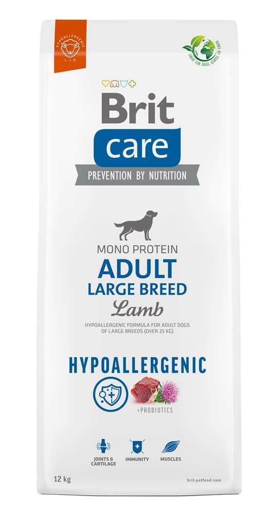 BRIT Care Hypoallergenic Adult Large Breed Lamb - 12 kg