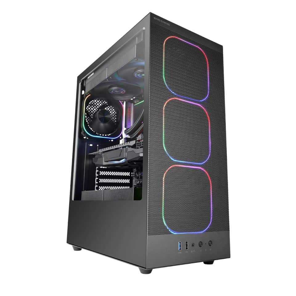 TACENS MARS MC-NEBULA 4x120mm ARGB ATX - Obudowa — zdjęcie 1 z 5