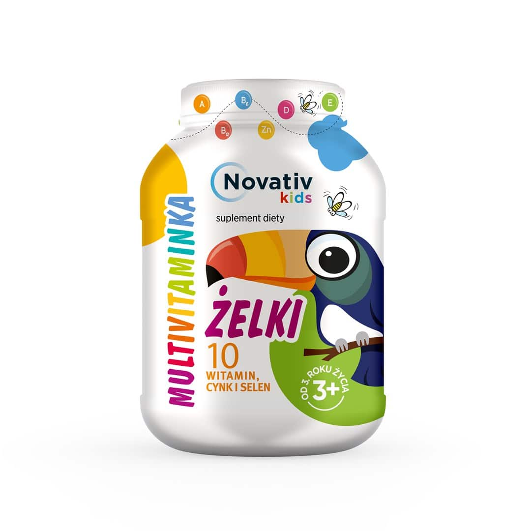 Novativ Kids Żelki Multivitaminka 150g — zdjęcie 1 z 2