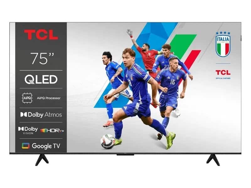 Telewizor TCL 75T69C QLED 75" 4K Ultra HD Google TV — zdjęcie 1 z 8
