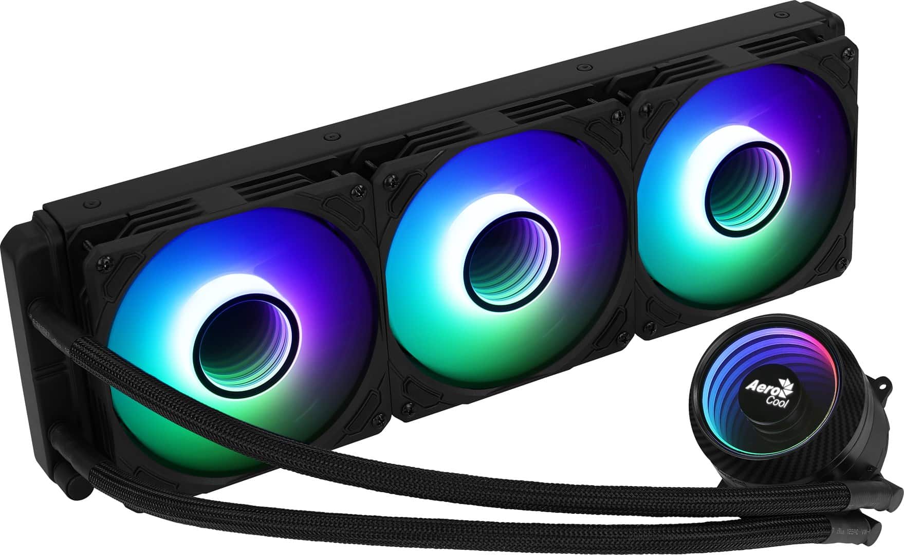 Chłodzenie wodne AEROCOOL PGS MIRAGE L360 ARGB BK — zdjęcie 1 z 8