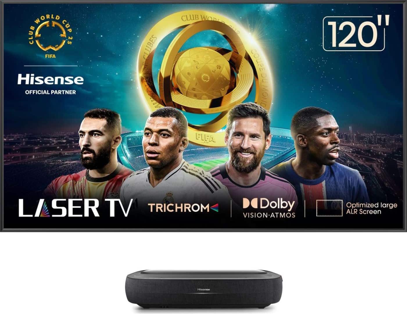 LASER TV HISENSE 120L9HD 120" 4K + Ekran — zdjęcie 1 z 8