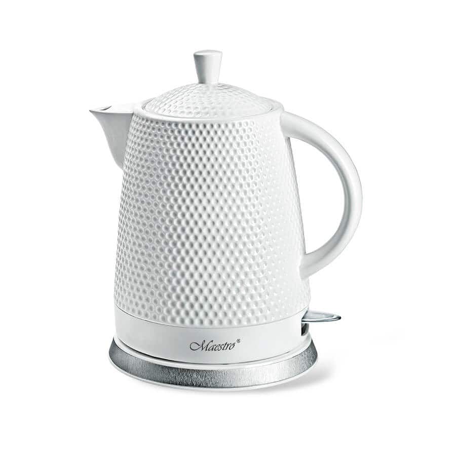 Czajnik elektryczny ceramiczny 1,5L 1500W MR-069-WHITE MAESTRO — zdjęcie 1 z 5