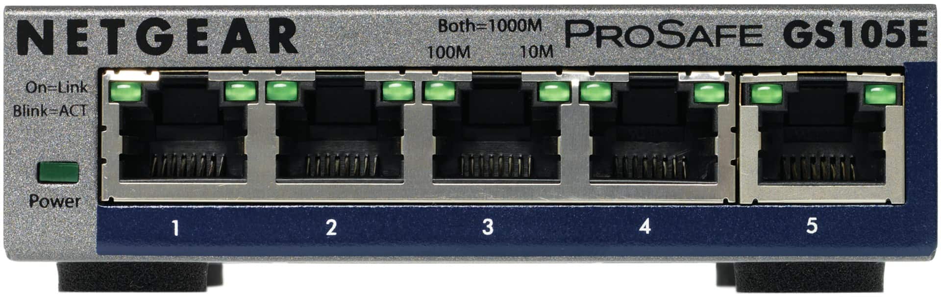 Switch Netgear GS105E-200PES 5p Unmanaged Gigabit — zdjęcie 1 z 4