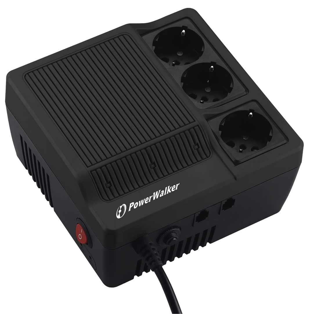 Regulator napięcia AVR POWER WALKER AVR1000 - Czarny — zdjęcie 1 z 2
