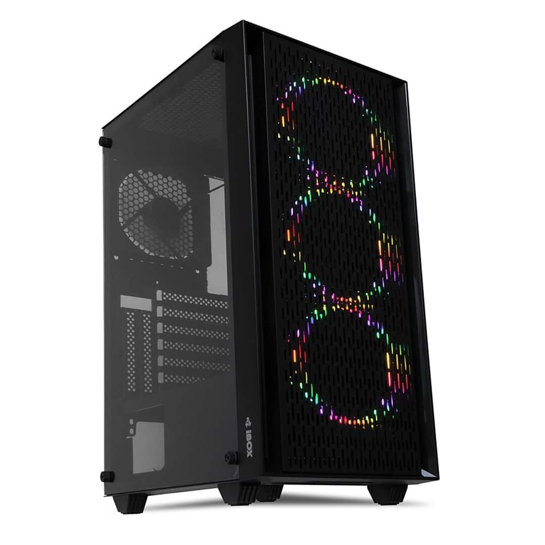 IBOX OBUDOWA ATX CETUS 903 - Wielokolorowe Podświetlenie — zdjęcie 1 z 8