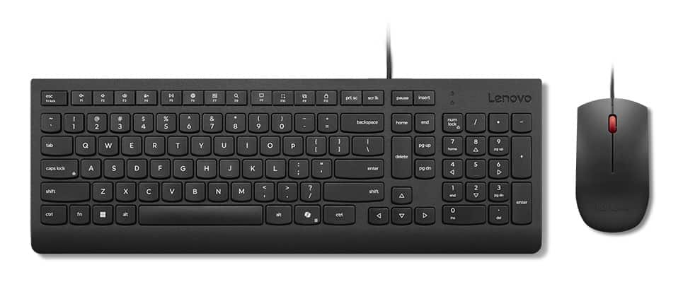 Lenovo Essential Wired Combo Black 4X31R64439 — zdjęcie 1 z 4