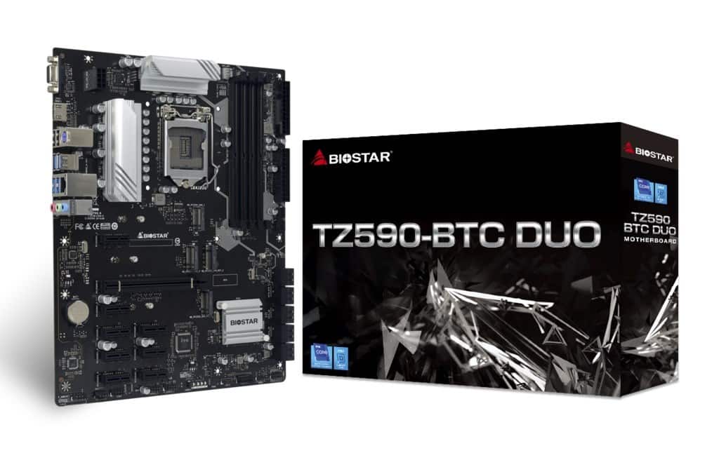 Płyta główna BIOSTAR TZ590-BTC DUO Socket H5 — zdjęcie 1 z 4
