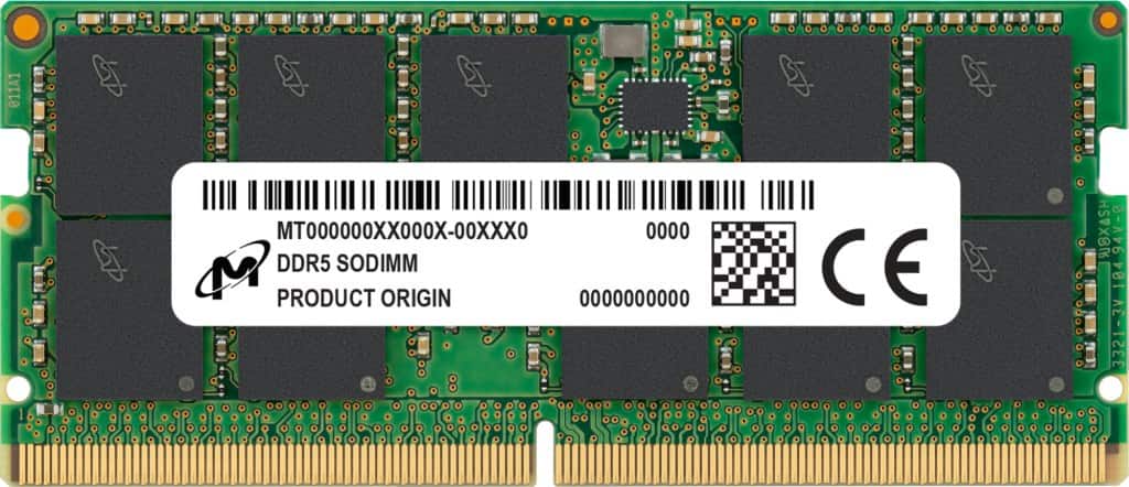 Micron SO-DIMM ECC DDR5 32GB 4800MHz