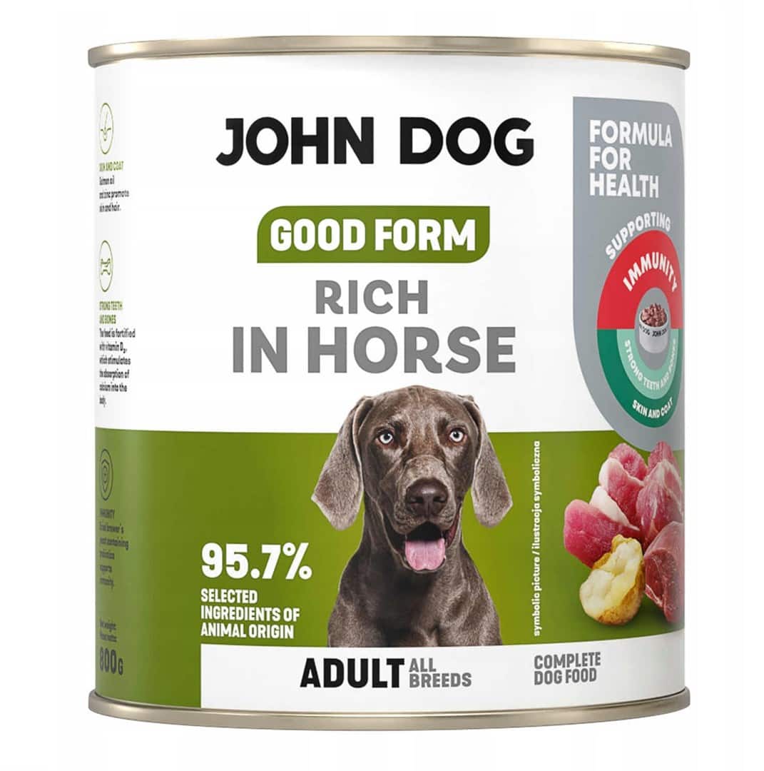 John Dog GOOD FORM DOROSŁY KONINĘ KARMA 800g — zdjęcie 1 z 2