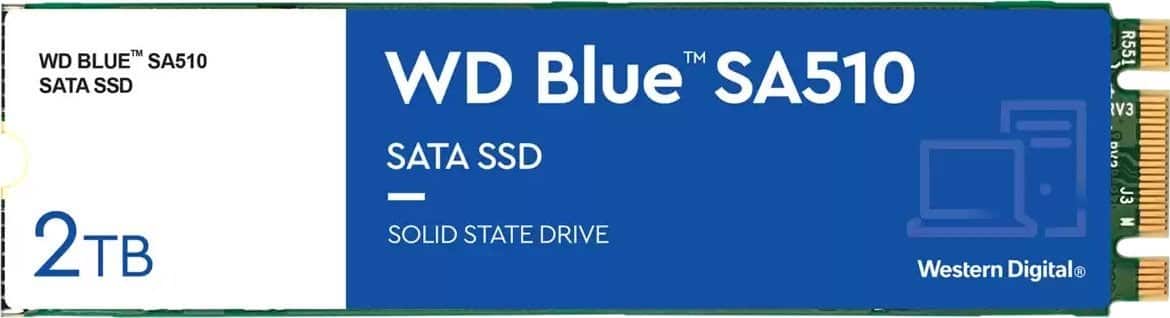 Dysk SSD WD Blue 2TB M.2 SATA — zdjęcie 1 z 3
