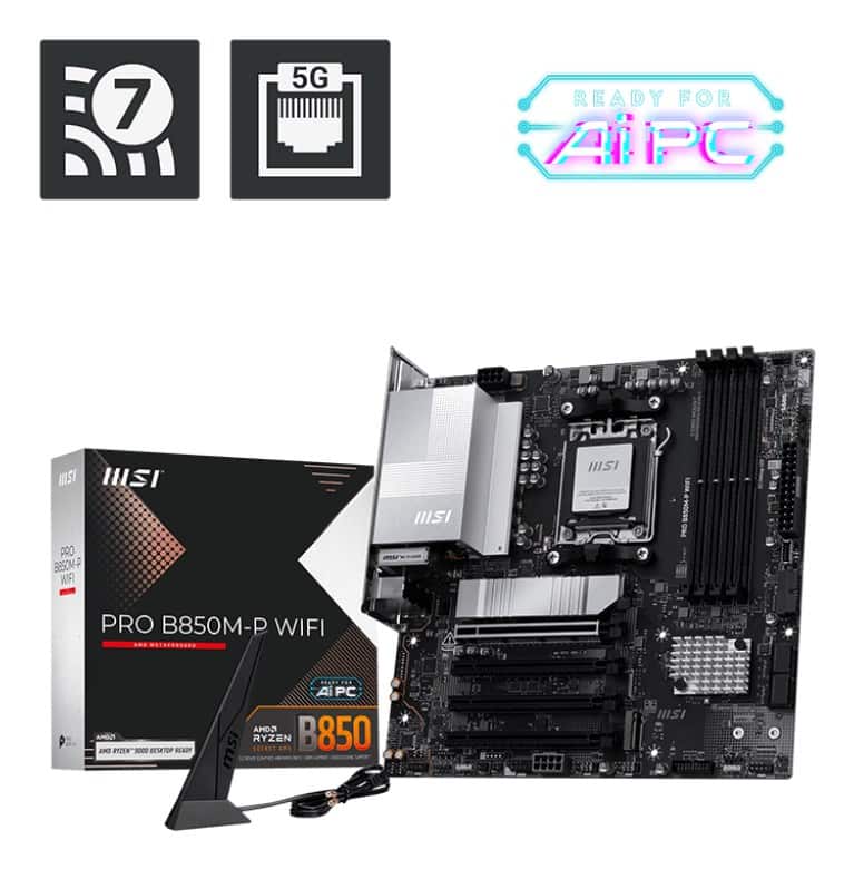Płyta główna MSI PRO B850M-P WIFI Socket AM5 — zdjęcie 1 z 5