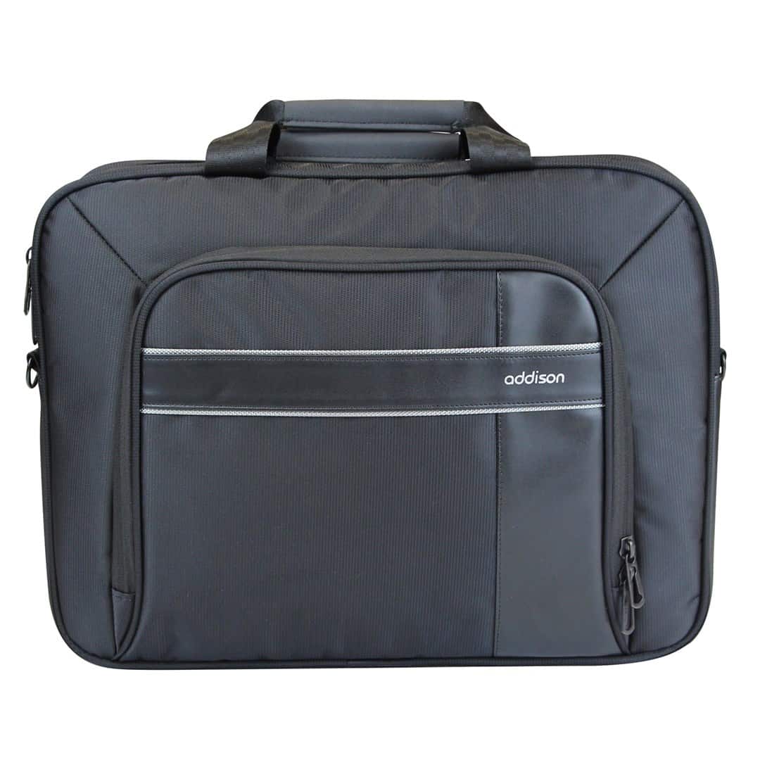 Torba na laptopa Addison Cornell 14,1" czarna — zdjęcie 1 z 8