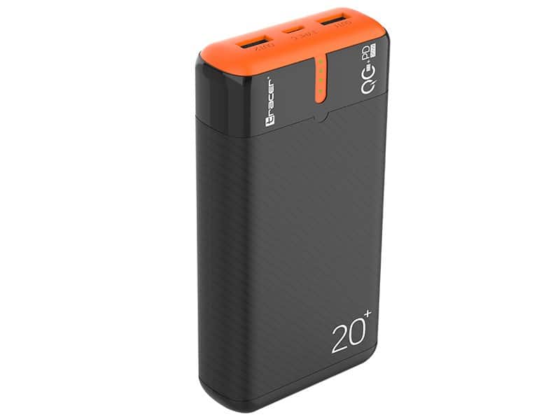TRACER POWERBANK ENERGEN 20000MAH PD+QC3.0 BO — zdjęcie 1 z 8