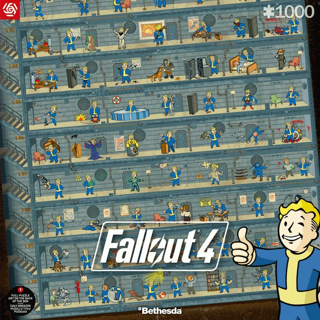 Puzzle Good Loot Gaming Puzzle: Fallout 4 Perk Poster 1000 elementów — zdjęcie 1 z 6
