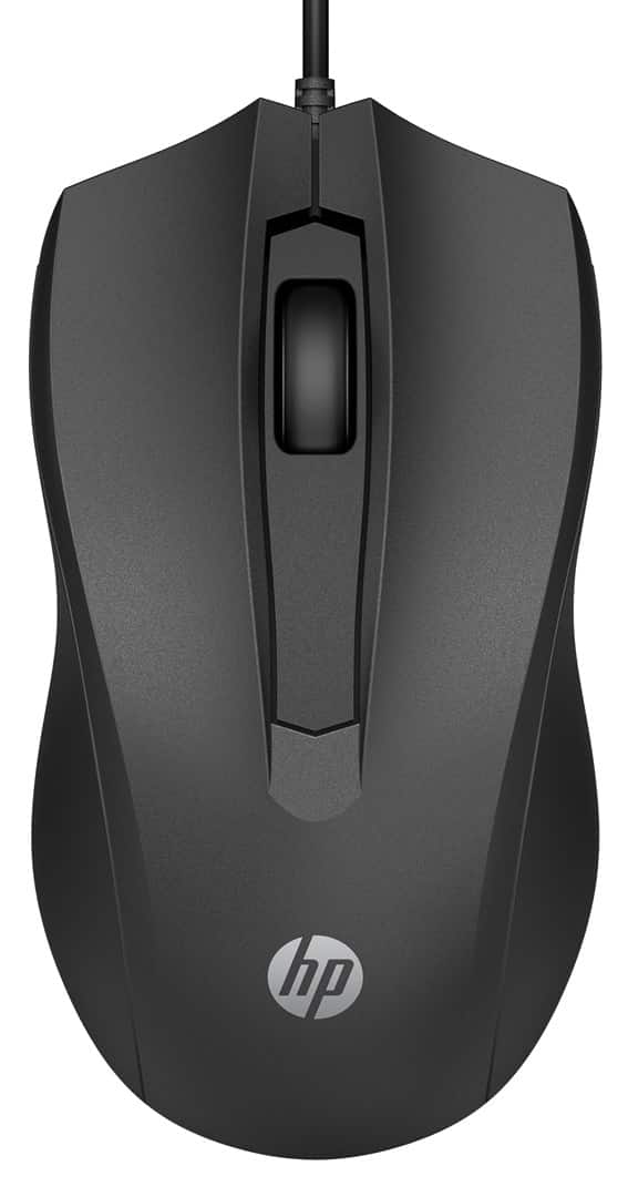 Mysz HP Wired Mouse 100 przewodowa czarna — zdjęcie 1 z 4