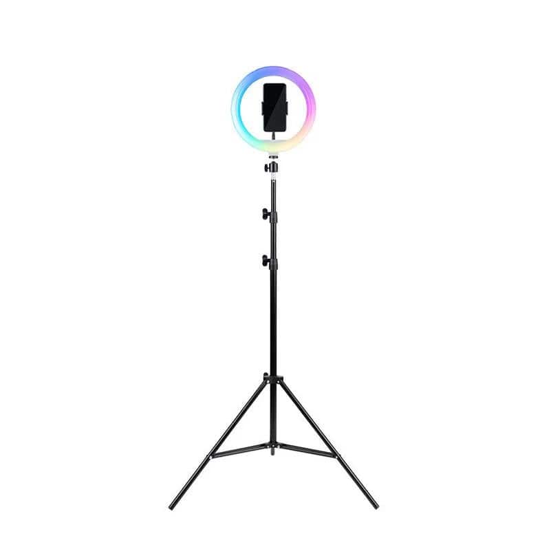 Tripod Havit ST7026 z pierścieniem świetlnym RGB (czarny) — zdjęcie 1 z 4