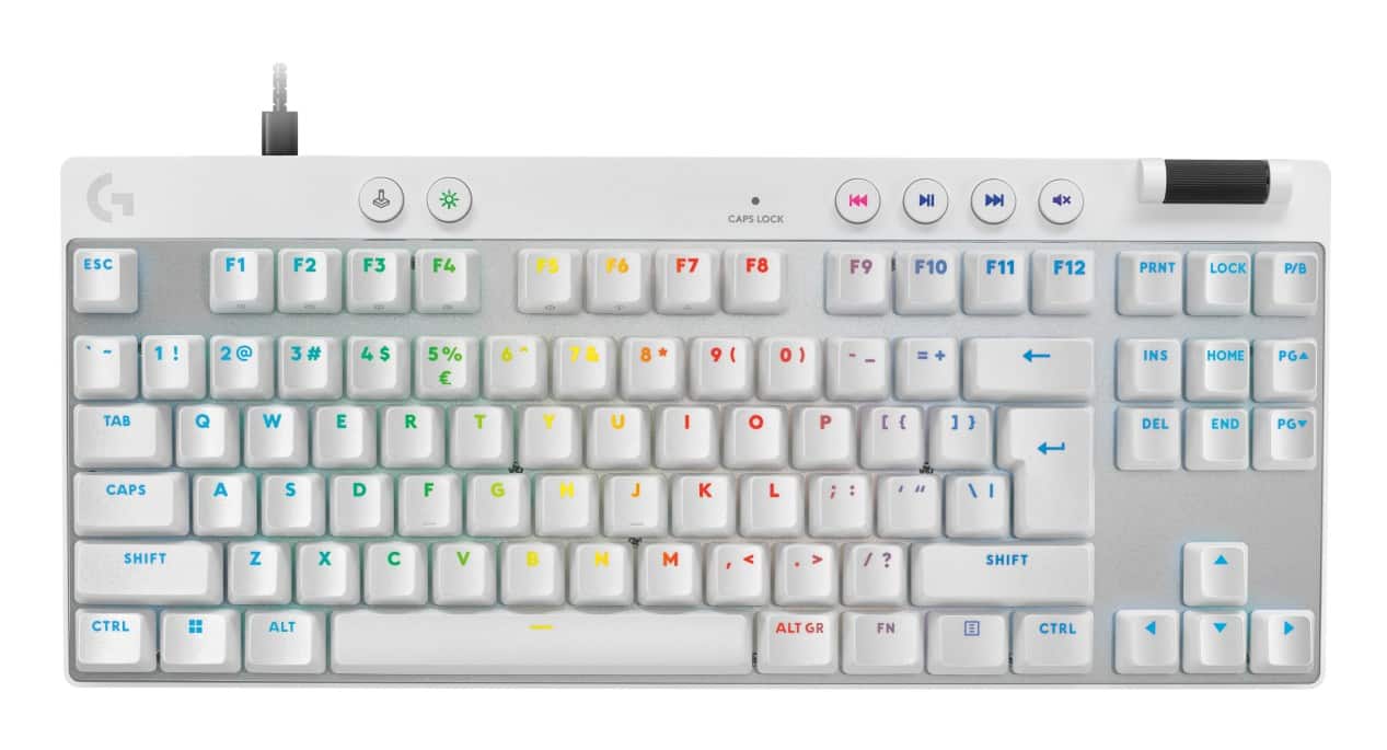 Klawiatura Logitech G PRO X TKL Rapid White — zdjęcie 1 z 5