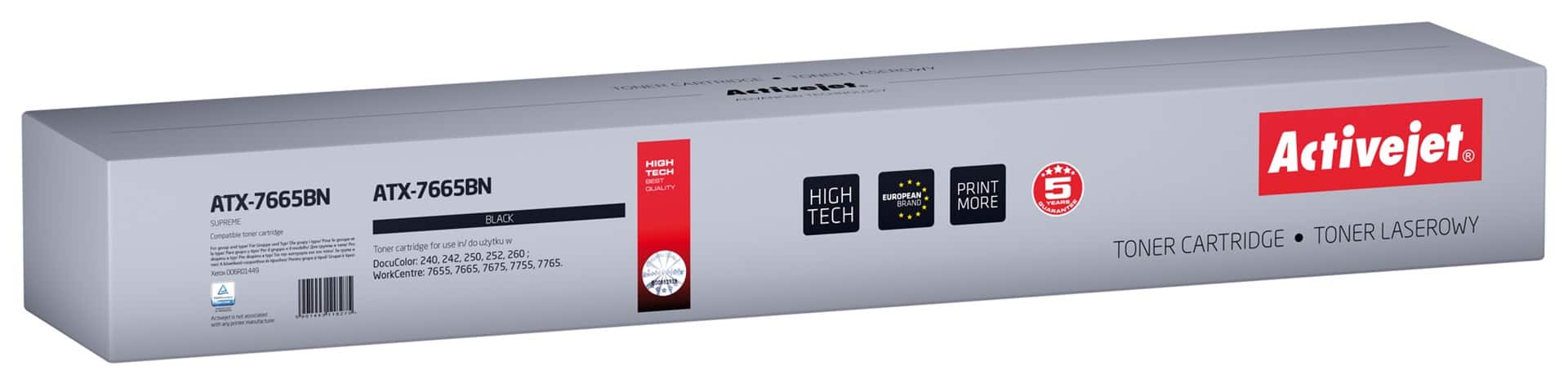 Activejet ATX-7665BN Toner - Zamiennik Xerox