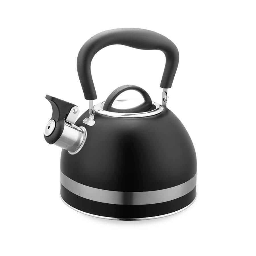 Czajnik 1,8L MR-1336-BLACK MAESTRO - Czarny, Stal Nierdziewna, Gwizdek — zdjęcie 1 z 6
