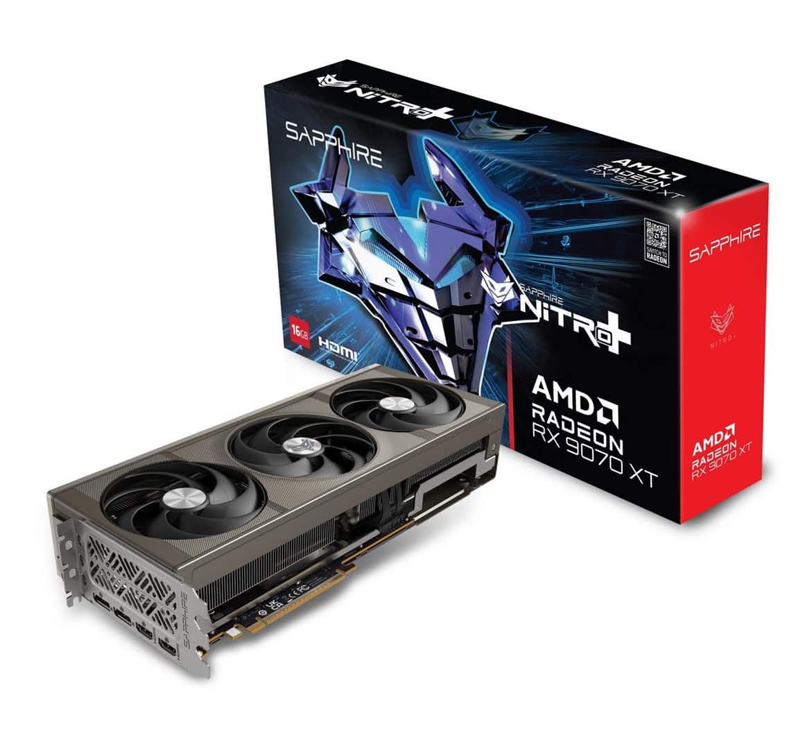 Karta graf. SAPPHIRE NITRO+ RX 9070 XT GAMING OC 16 — zdjęcie 1 z 7