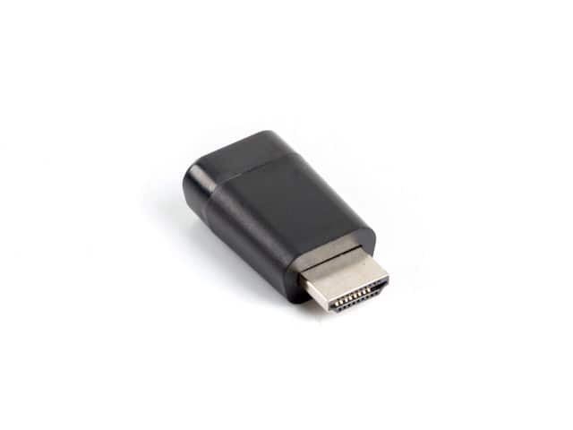 Adapter Lanberg AD-0016-BK (HDMI M - D-Sub (VGA) F; kolor czarny) — zdjęcie 1 z 2