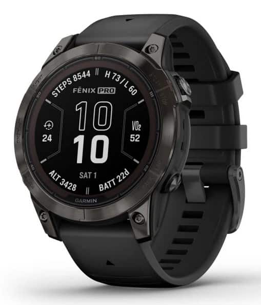 Zegarek Garmin Fenix 7 Pro Sapphire Solar Edition, 47mm MIP Black — zdjęcie 1 z 8