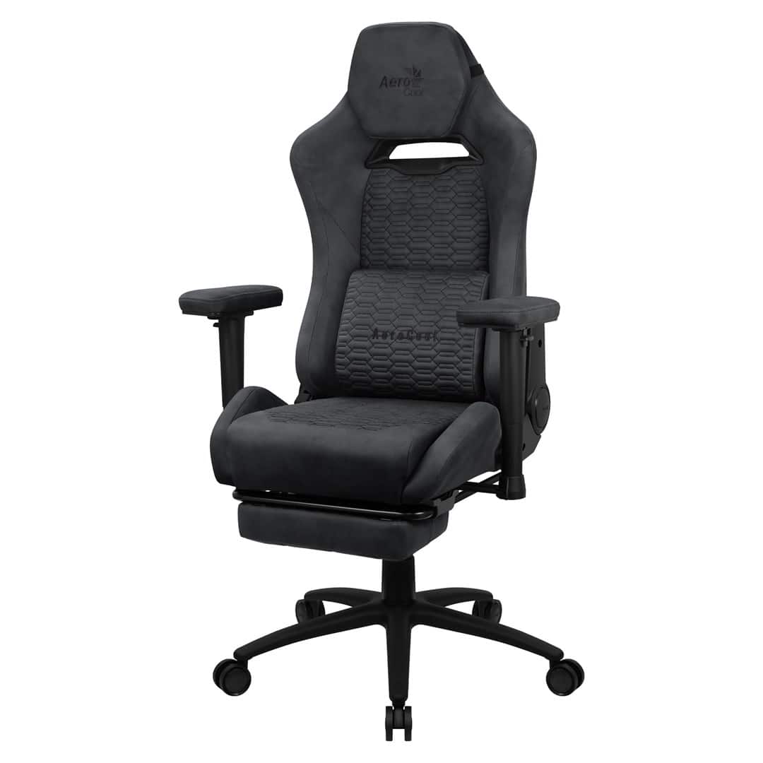 FOTEL AEROCOOL ROYAL AeroSuede SLATE GREY — zdjęcie 1 z 6