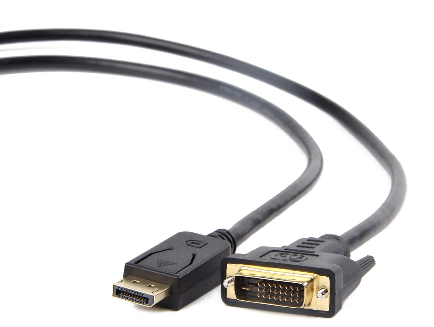 Kabel GEMBIRD CC-DPM-DVIM-6 (DisplayPort M - DVI-D M; 1,8m; kolor czarny) — zdjęcie 1 z 2