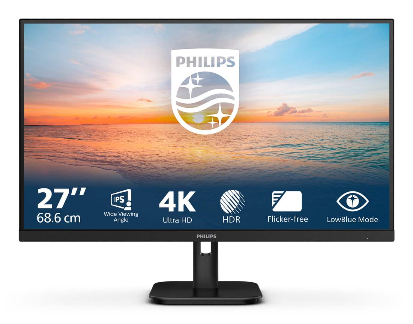 MONITOR PHILIPS LED 27" 27E1N1800A Czarny — zdjęcie 1 z 8