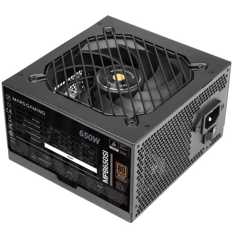 TACENS MARS MPB650SI 650W DC-DC, 80PLUS BRONZE - Zasilacz — zdjęcie 1 z 4