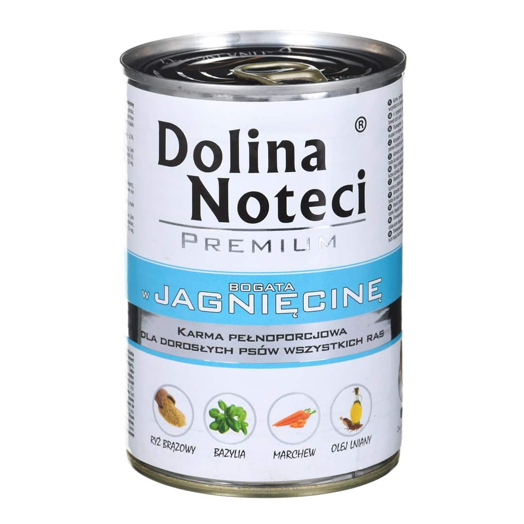 DOLINA NOTECI Premium bogata w jagnięcinę - mokra karma dla psa - 400g — zdjęcie 1 z 3