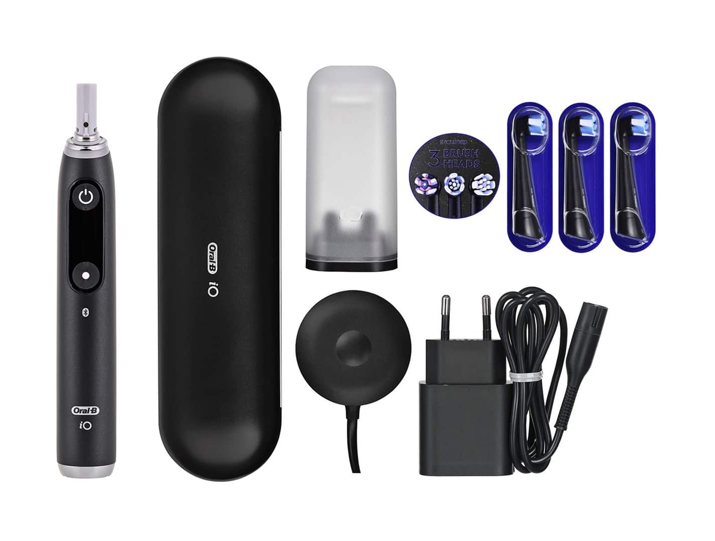Szczoteczka elektryczna Oral-B iO9 Black +2 końcówki — zdjęcie 1 z 8