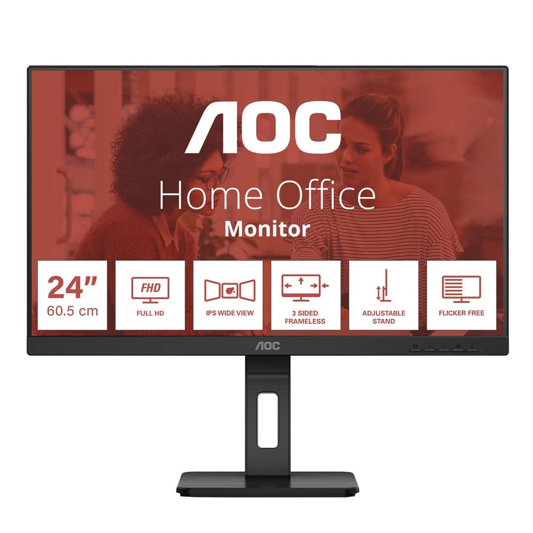 MONITOR AOC LED 24" 24E3QAF Czarny — zdjęcie 1 z 8