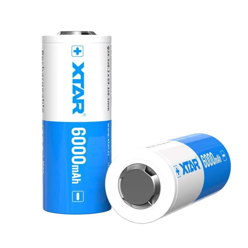 XTAR AKUMULATOR 26650 3,6V LI-ION 6000 MAH Z ZABEZPIECZENIEM 26650-6000 — zdjęcie 1 z 6