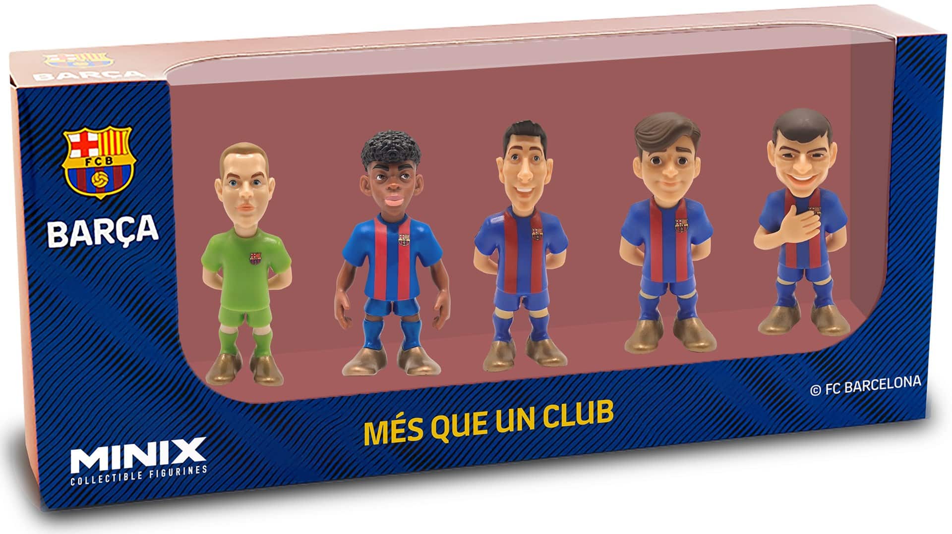 MINIX 5-PACK 7 CM - FC BARCELONA V2 — zdjęcie 1 z 6