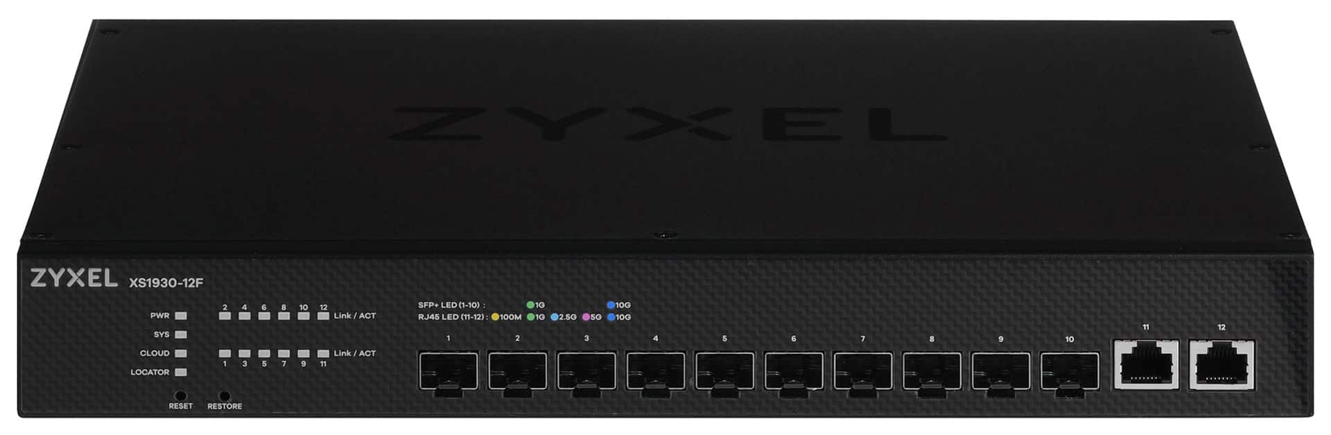 Switch Zyxel XS1930-12F 12p Zarządzany Multigigabit/10G — zdjęcie 1 z 8