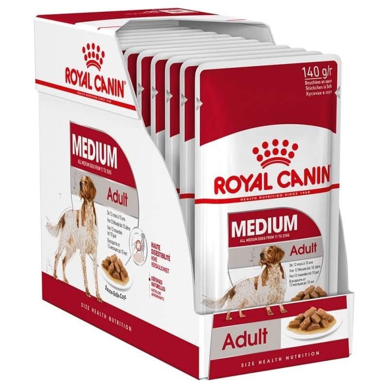 ROYAL CANIN SHN Medium Adult w sosie - mokra karma dla psa dorosłego - 10x140 g — zdjęcie 1 z 8