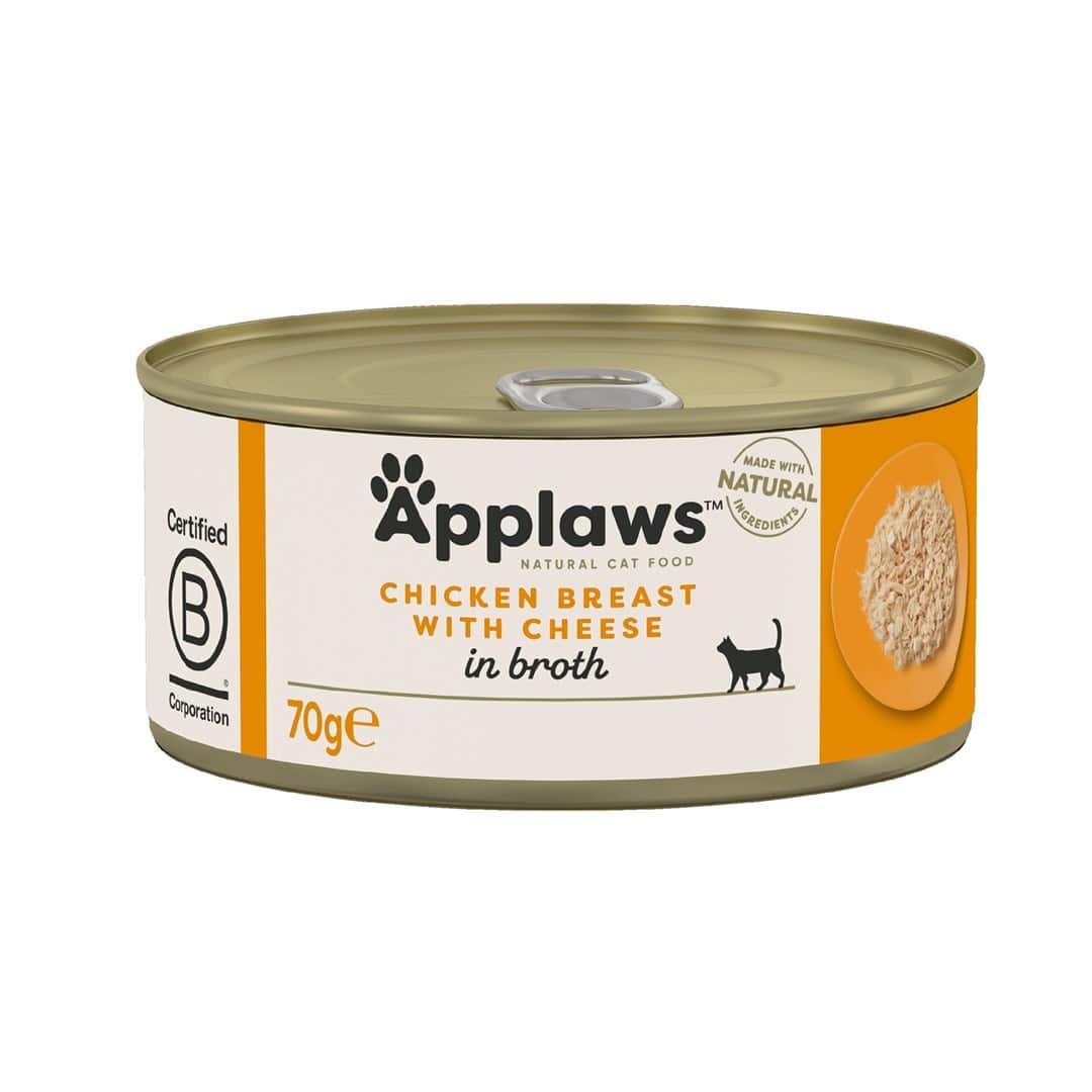 APPLAWS Natural Cat Food Kurczak z serem - mokra karma dla kota - 70g — zdjęcie 1 z 2