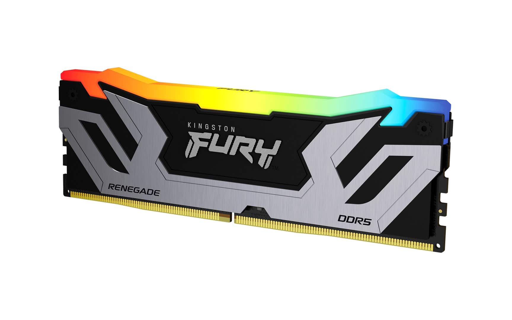 KINGSTON DDR5 24GB 8400MT/s CL40 CUDIMM FURY Renegade RGB Silver XMP — zdjęcie 1 z 8