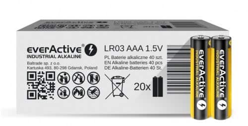 Zestaw baterii alkaliczne everActive EVLR03S2IK (40) — zdjęcie 1 z 2