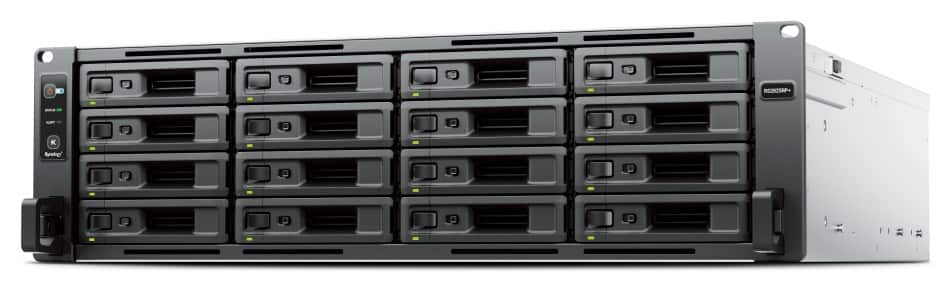 NAS Synology DS1825+, 3U Rack, 16x 2.5"/3.5" SATA, AMD Ryzen V1780B, 8GB DDR4 (max.32GB), 2x 1GbE RJ-45, 1x 10GbE RJ-45, 2x USB 3.2, 1x Mini-SAS HD, 550W Redundant PSU — zdjęcie 1 z 5