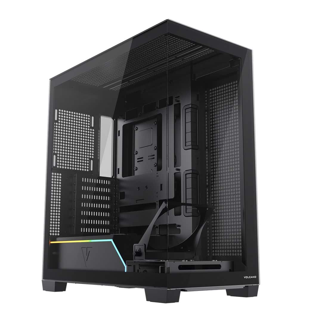 MODECOM OBUDOWA VOLCANO STELLAR PLUS MIDI CZARNA — zdjęcie 1 z 8