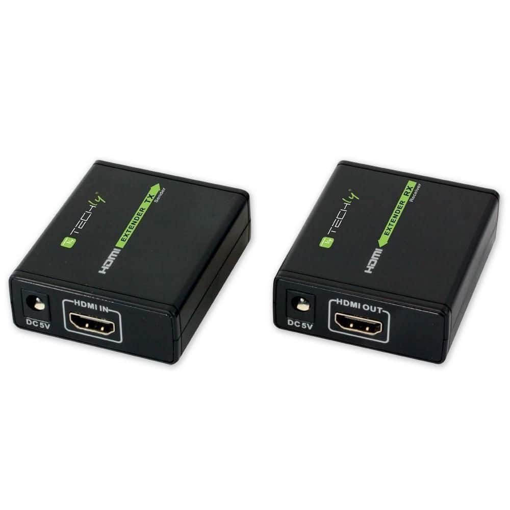 TECHLY EXTENDER HDMI HD 3D PO RJ45 DO 60M IDATA EXT-E70 — zdjęcie 1 z 8