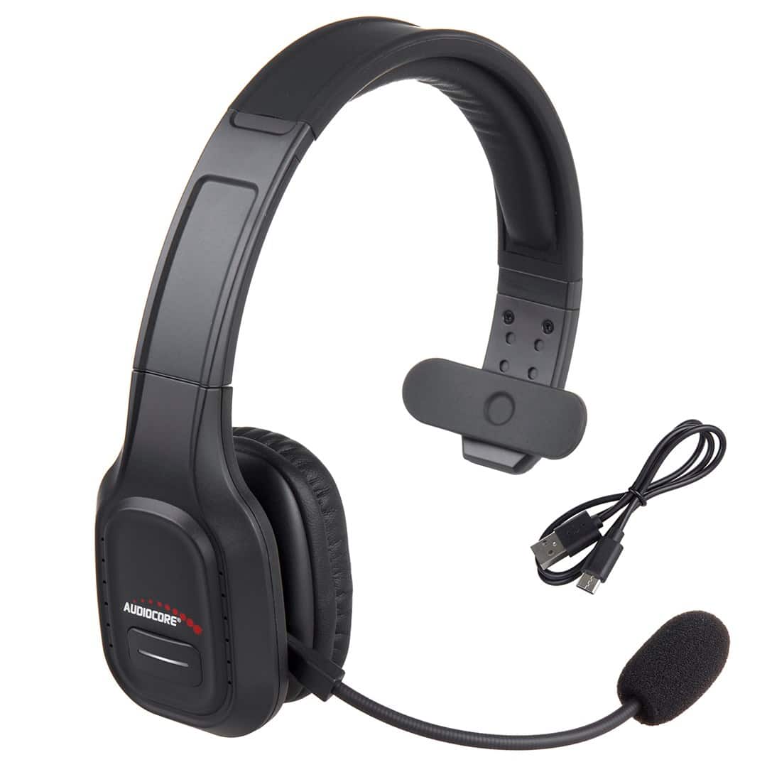 AUDIOCORE Słuchawki Bluetooth AC864 Czerwone — zdjęcie 1 z 8