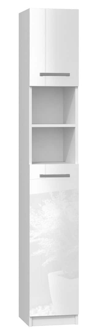 SZAFKA ŁAZIENKOWA MARBELA 32CM BIEL POŁYSK — zdjęcie 1 z 6