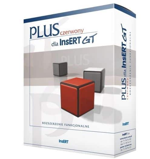 Czerwony Plus dla INSERT GT ESD - Oprogramowanie ESD